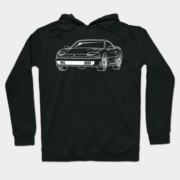 Mitsubishi GTO 3000 GT Hoodie by Aurealis